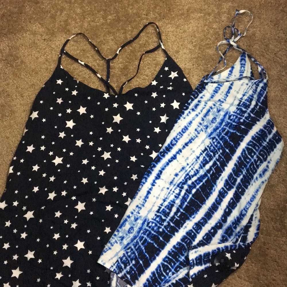 Two Strappy tank tops!